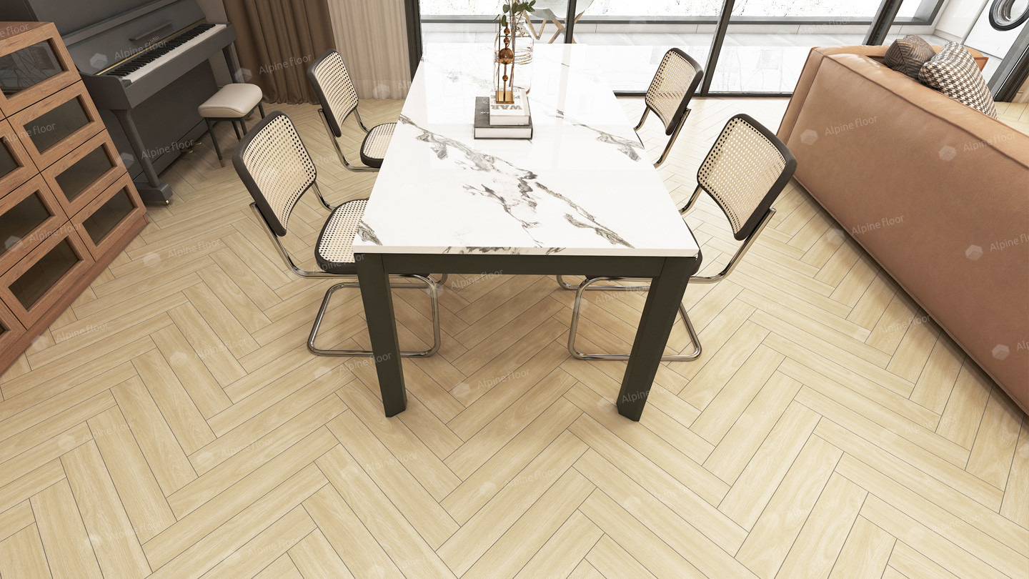 Ламинат Alpine Floor 12 мм Herringbone (ёлочка) LF105-5 Дуб Тоскана Ламинат Alpine Floor 12 мм Herringbone (ёлочка) LF105-5 Дуб Тоскана
